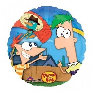 18&quot; PHINEAS AND FERB Balloon - Party Supplies Decorations Foil Mylar Balloon