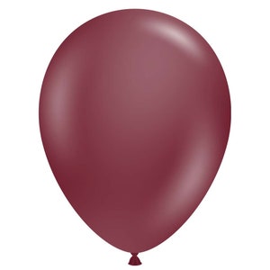 11 inch TUFTEX Samba Burgundy Latex Balloons - Party Supplies Decorations
