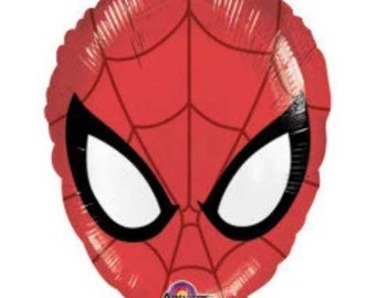 17" SPIDERMAN FACE Balloon - Party Supplies Decorations Foil Mylar Balloon