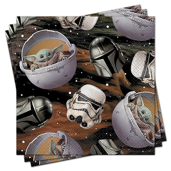 Mandalorian - The Child Luncheon Napkins (16 Pk) - Party Supplies Decorations