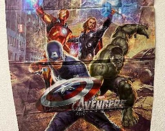 AVENGERS SHAPE BALLOON - Large Foil Mylar Balloon - Party Supplies Decorations Foil Mylar Balloon