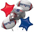 New England Patriots - Football SUPER BOWL 60 Party Balloon Bouquet Kit - Party Supplies Decorations - 5PC