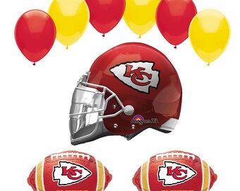 CHIEFS - TEAM FOOTBALL balloon kit - party supplies decorations - 9pc