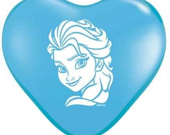 6" FROZEN ELSA Latex Birthday Balloon • Party Supplies Decorations Balloon - Pack of 10