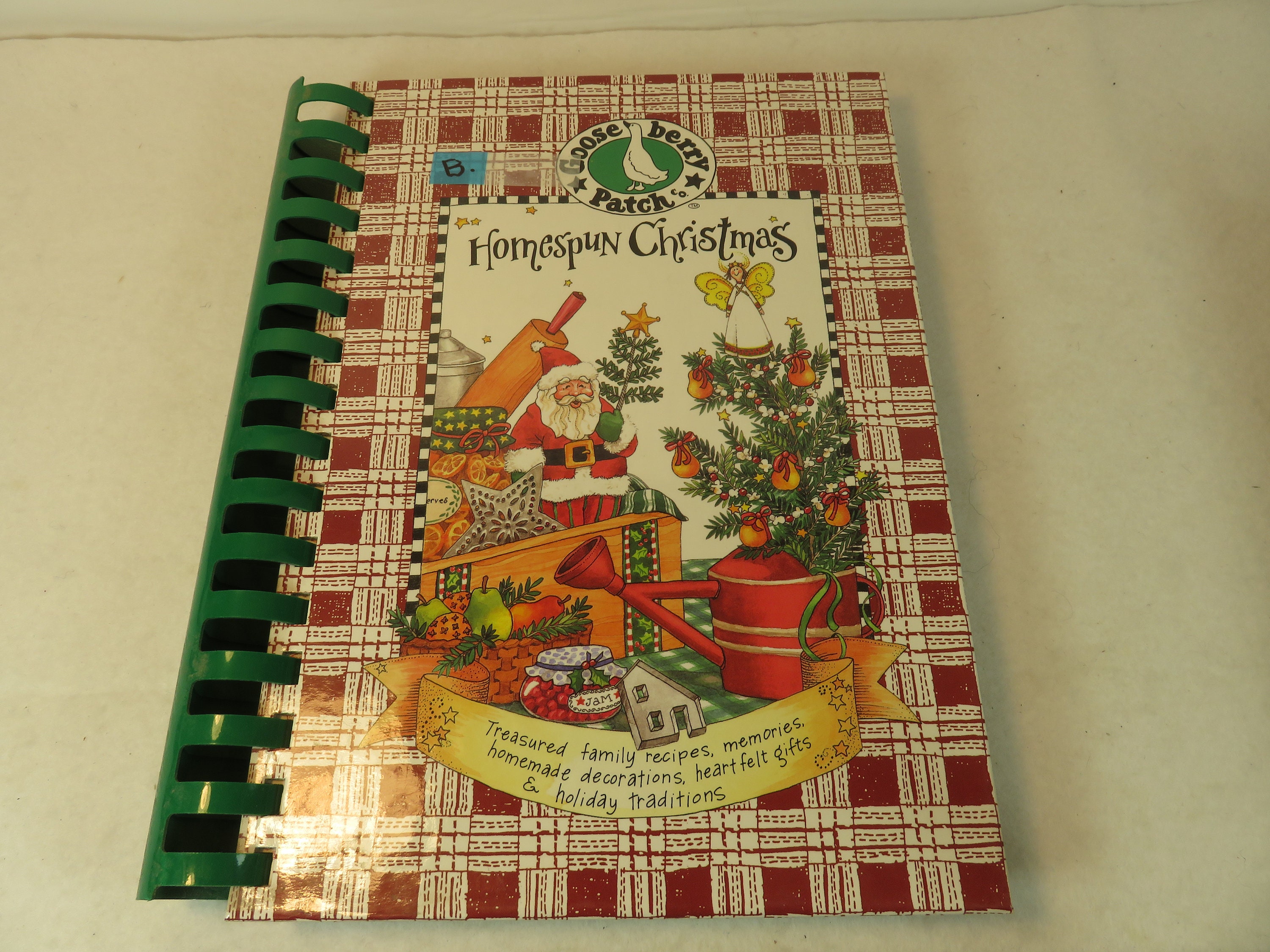 Gooseberry Patch Christmas Spiral Binding Recipes Gift Ideas Choice ...