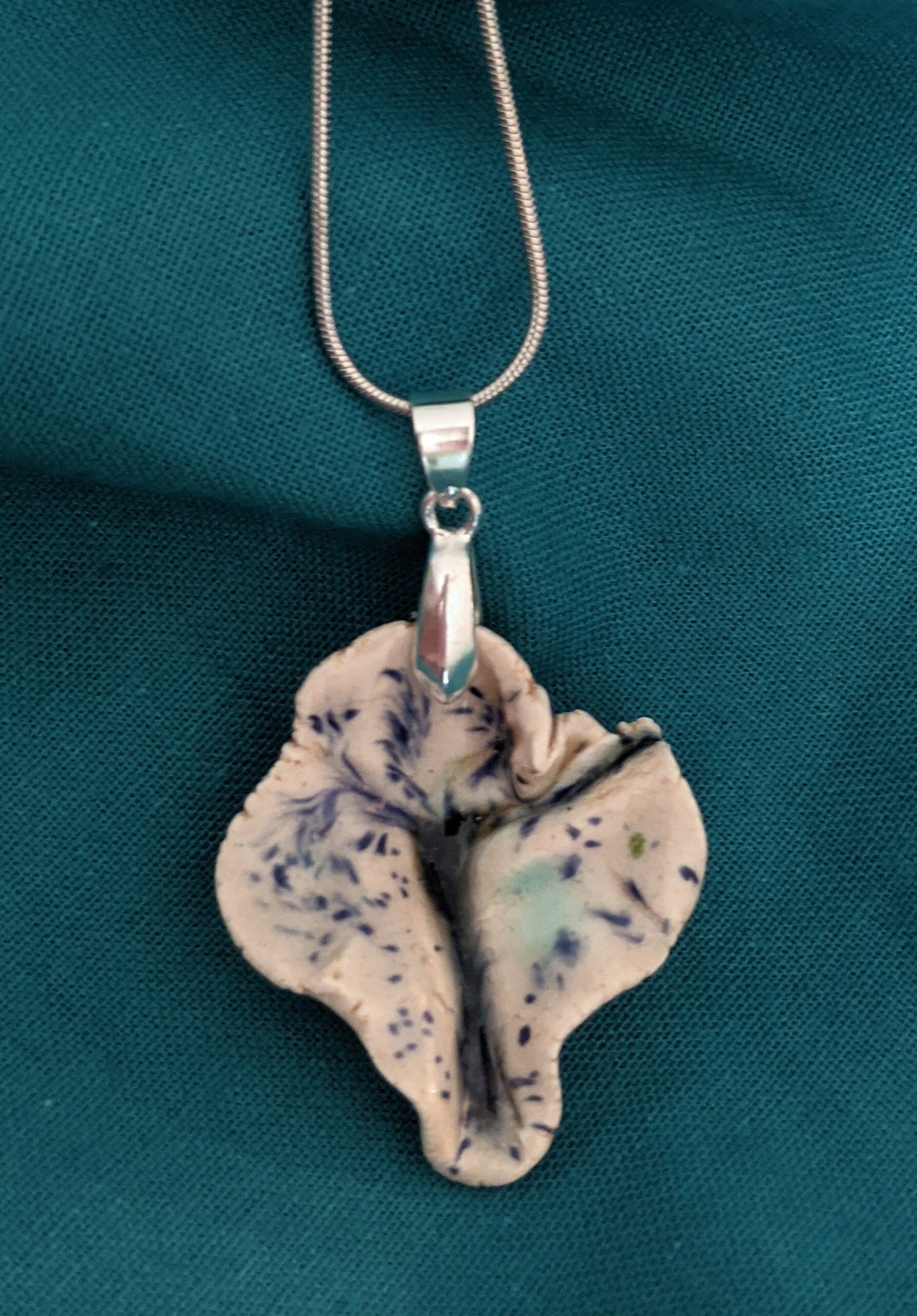 Ceramic pendant necklace Etsy