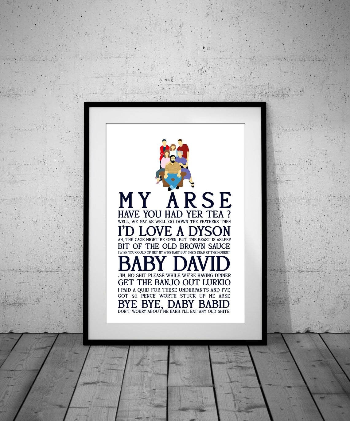 The Royle Family Best Quotes Print Jim Royle Barb Anthony Etsy