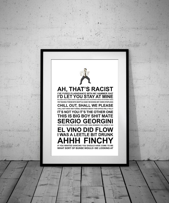The Office David Brent Best Quotes A4 Print Ricky Gervais - Etsy UK The Office David Brent Best Quotes A4 Print Ricky Gervais - Etsy UK