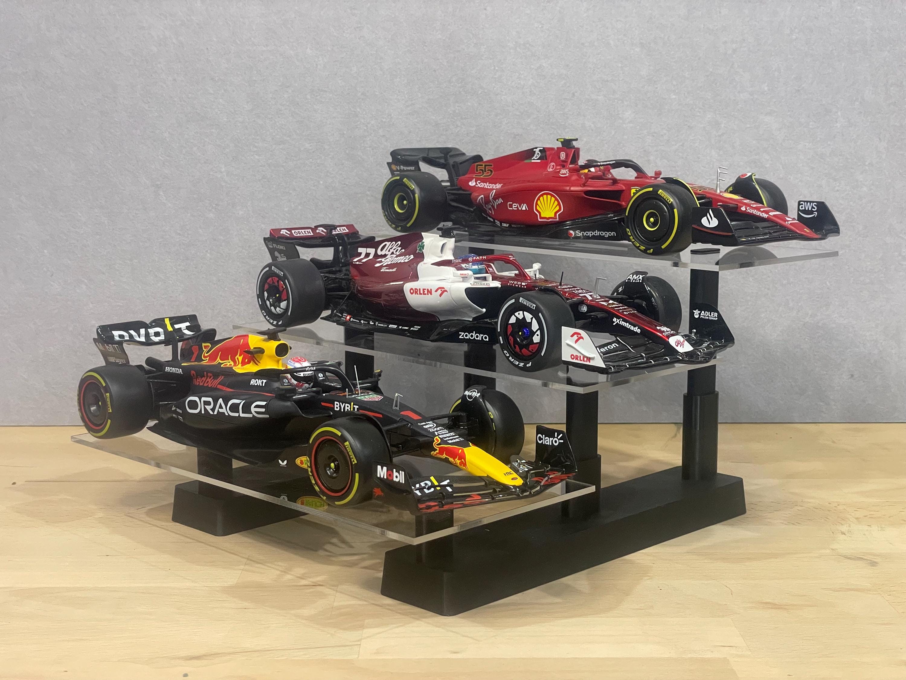 Ponte Espositore 3 Auto Miniature Modellini Scala 1:18