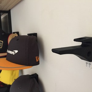 Baseball hat wall display sale