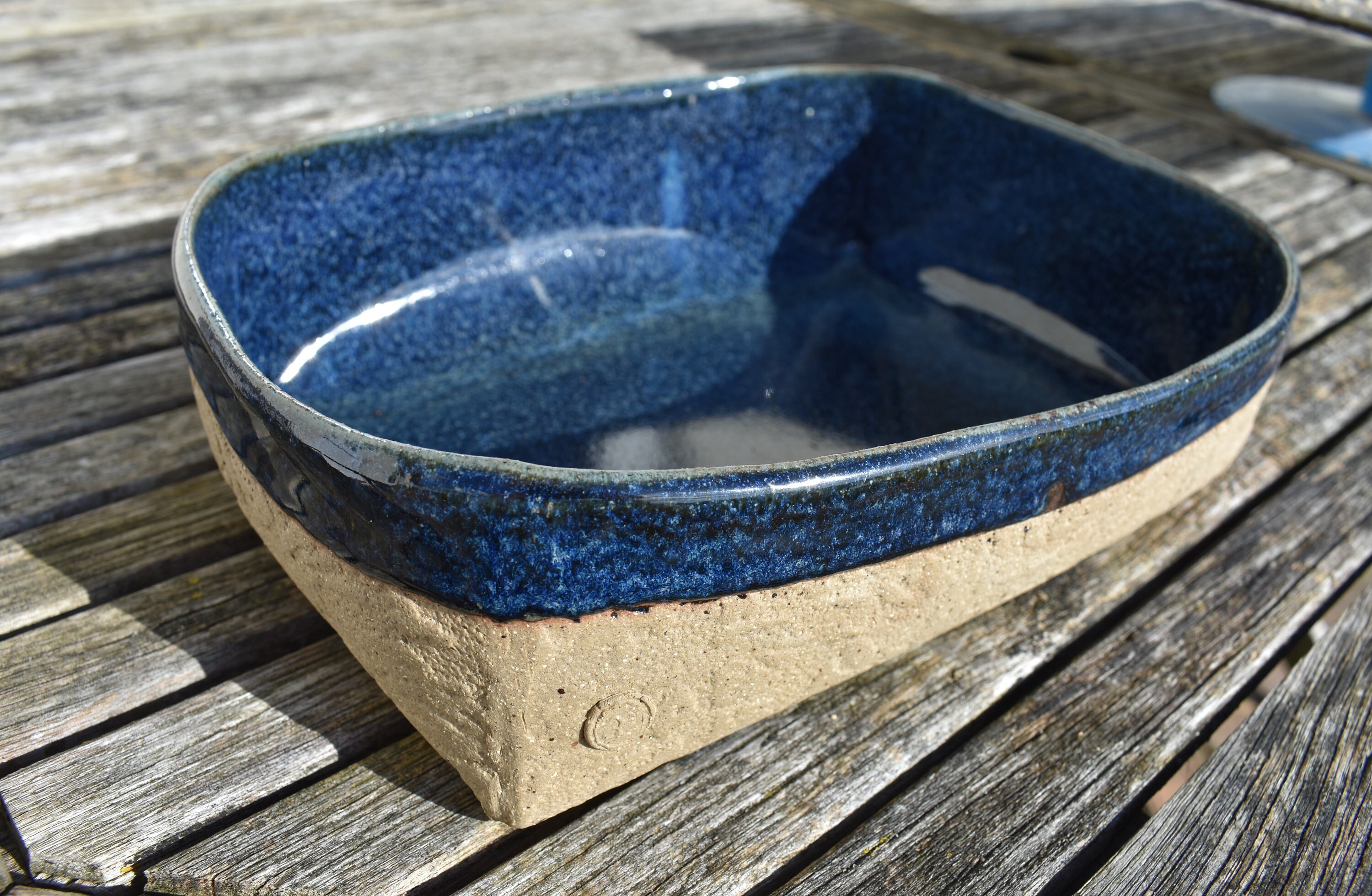 Seriously deep medium sized ovenproof dish handmade Etsy