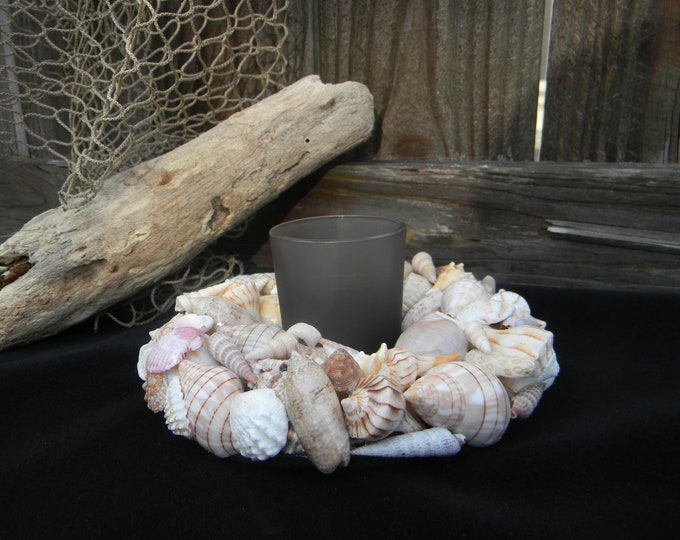 Seashell Candle Ring Etsy