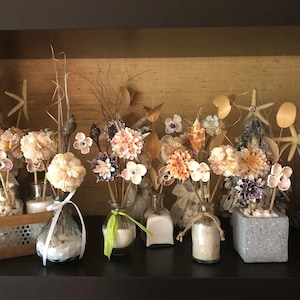 Seashell  Beach Flower Arrangements
