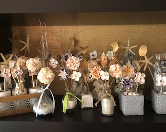 Seashell  Beach Flower Arrangements