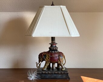 elephant table lamp and shade