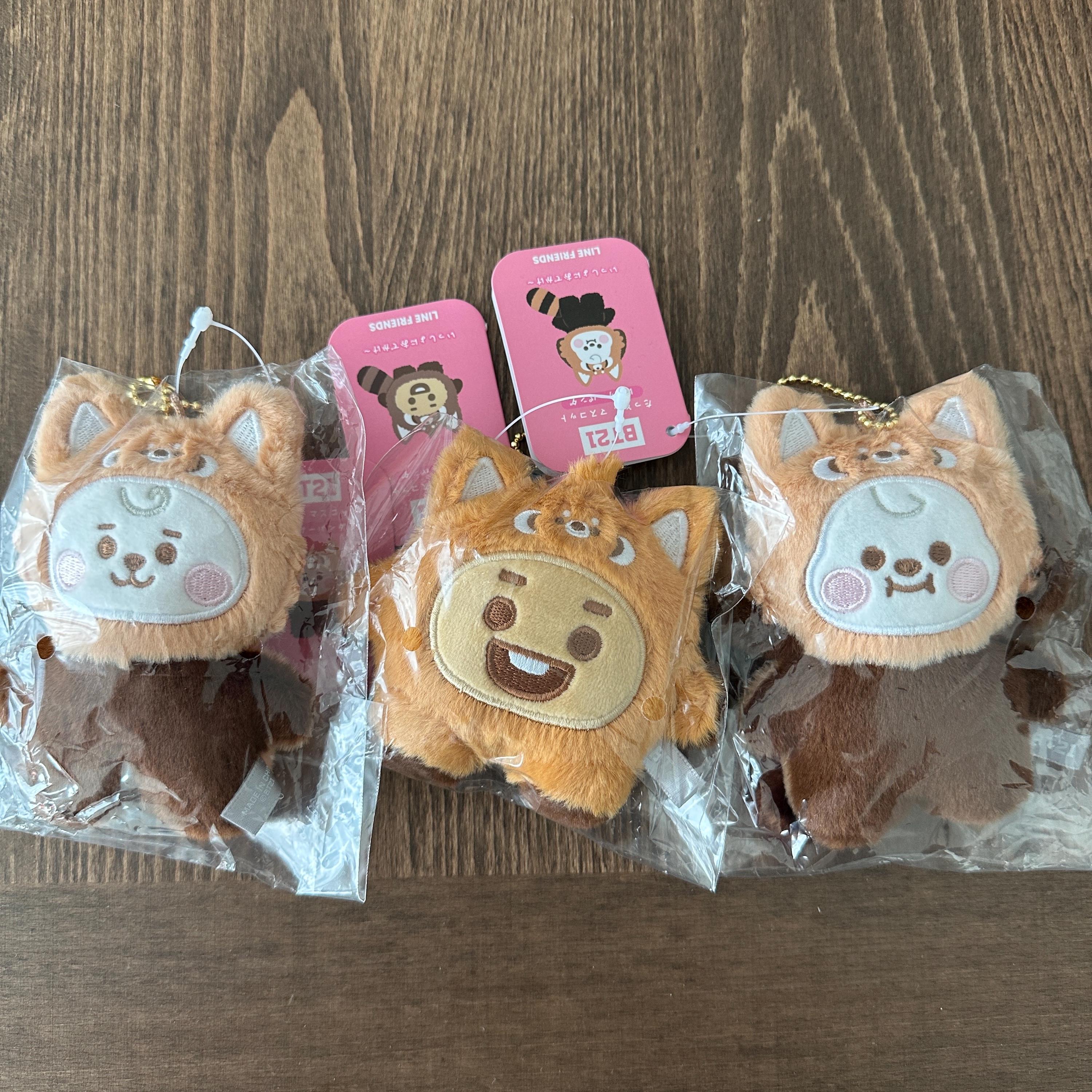 BT21 Red Panda Costume Japanese Bag Purse Stuffed Charm