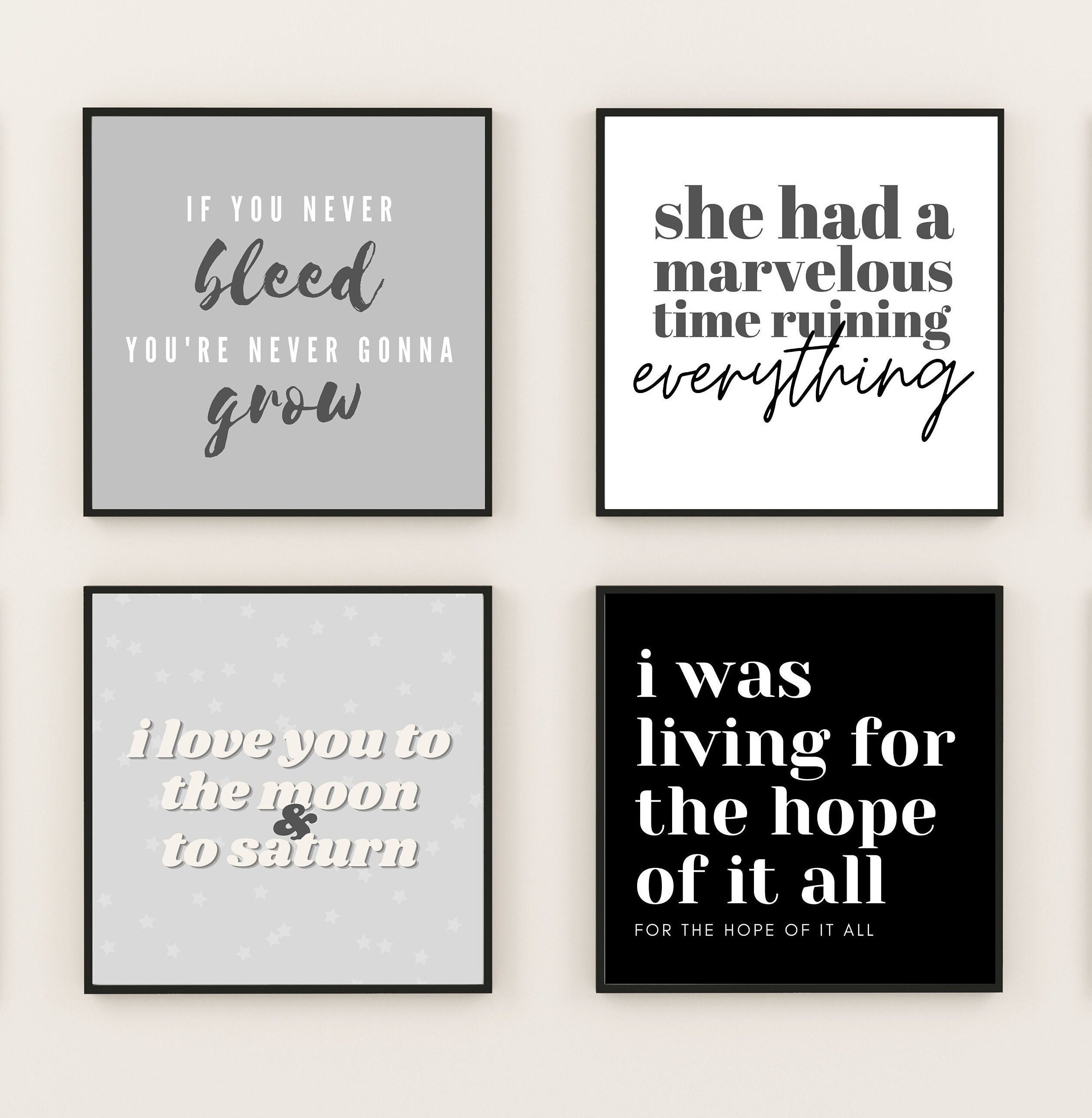 Har3646vey I Wanna Be Your Endgame Song Lyrics Taylor Swift Targa in legno  dipinto 30 x 40 cm : : Casa e cucina