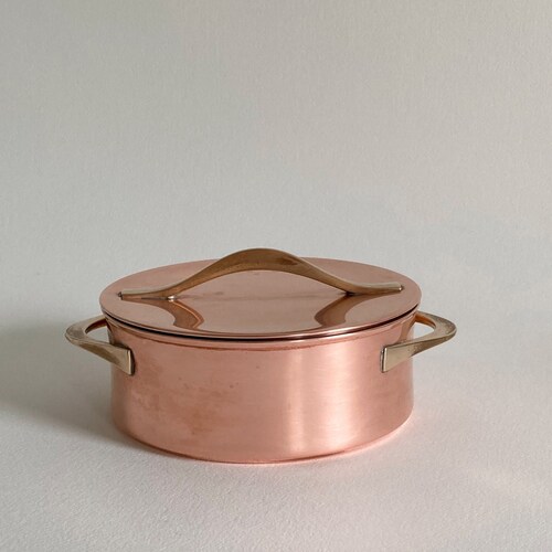 Vintage Dansk Copper Pot Jens Quistgaard Casserole Dish Etsy