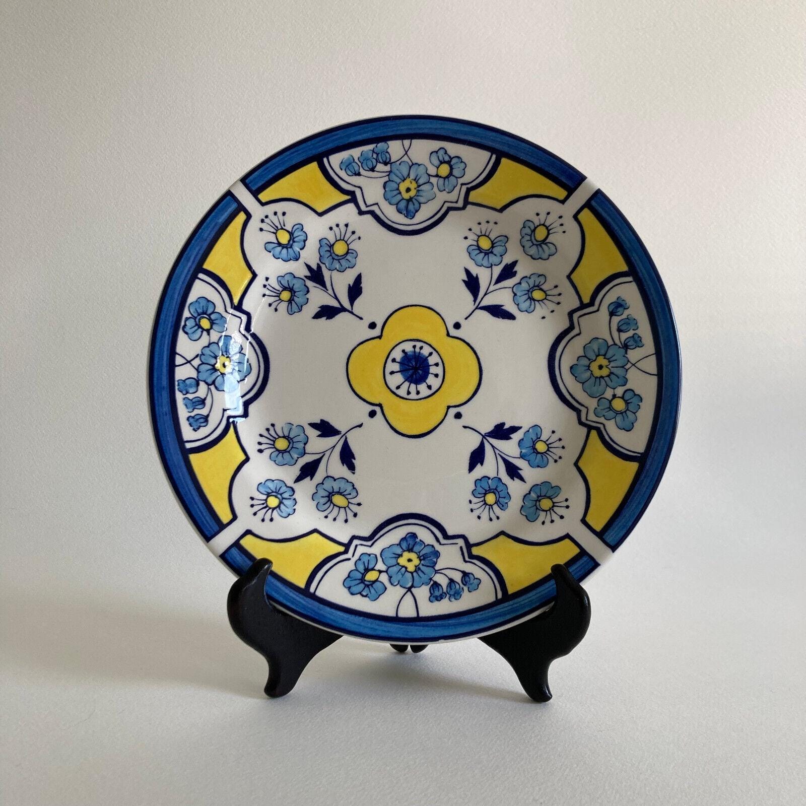 Tiffany & Co. ESTE CERAMICHE Made in Italy Decorative Plate, Blue