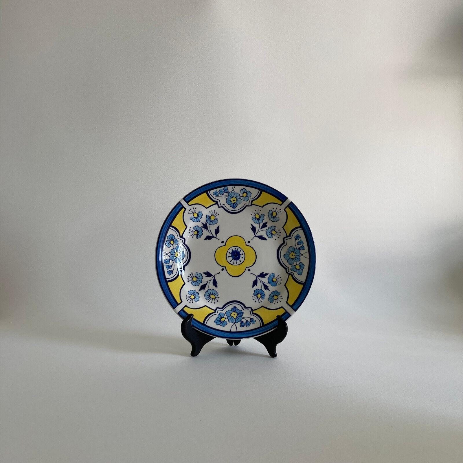 Tiffany & Co. ESTE CERAMICHE Made in Italy Decorative Plate, Blue