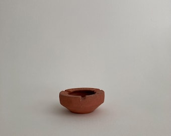Hostal Castilla Puerto Rico Red Clay Ash Tray - 20th Century Hotel Ash Tray