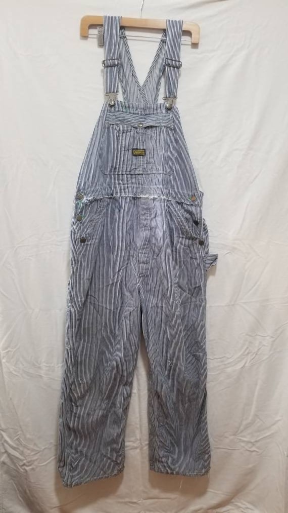 1970's Sanforized Pinstriped Overalls