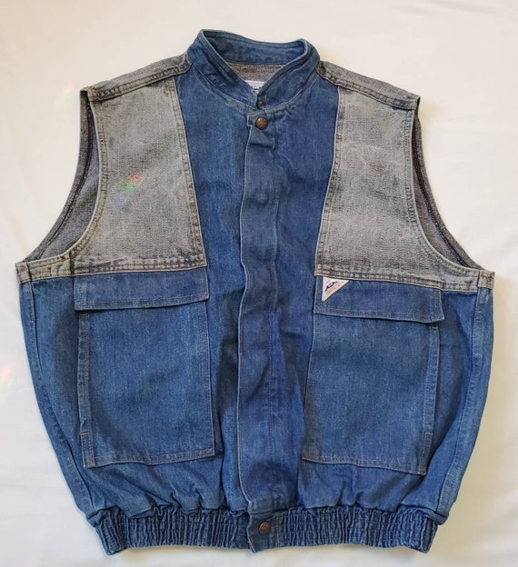 Vintage denim vest jacket Gem