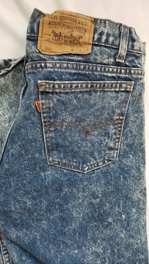 Levi's Orange Tab Vintage 506 Stonewashed Jeans