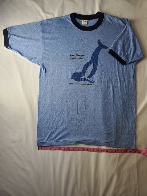 1980's Vintage San Simeon Whale T-shirt
