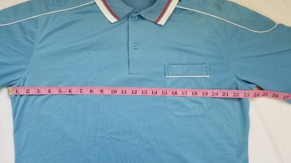 Vintage Men's Collared Polyester Shirt - image 4