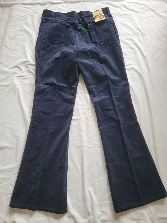 Vintage Navy Blue Corduroy Wrangler's - image 2