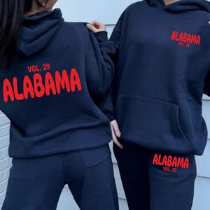 Custom College Sweat Set, Personalized Text, Sorority Apparel