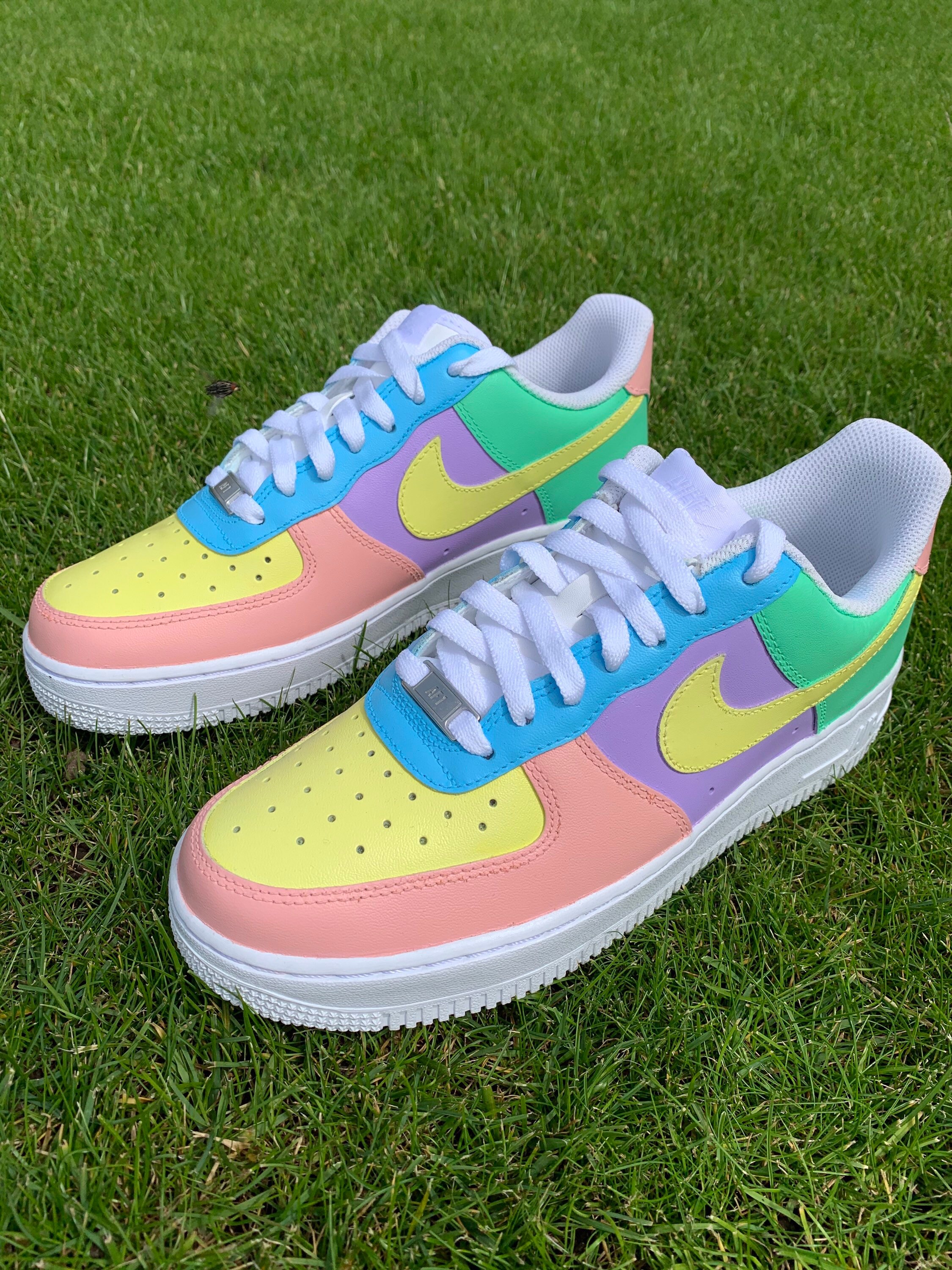 pastel painted air forces