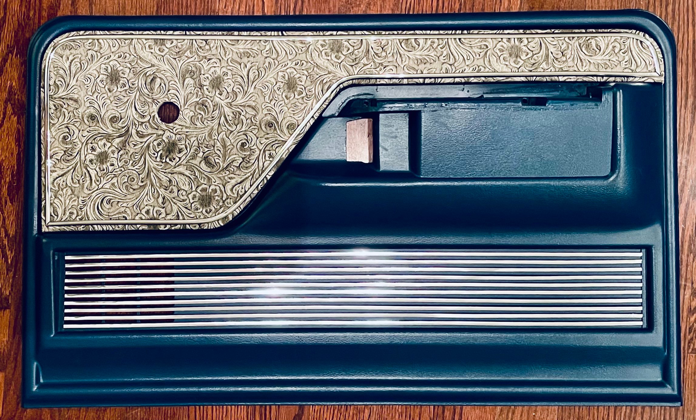 73-79 Ford Truck 78-79 Ford Bronco Custom Replacement Door Insert Panel’s Cowboy Gray Silver