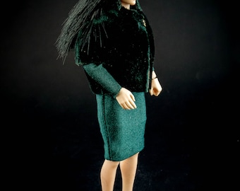 Hollywood Outfit Collection - Green in 1:12 scale (Fitting to the Phicen Doll in 1-12 scale)