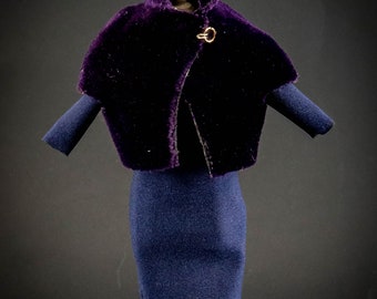 Hollywood Outfit Collection - violett im Maßstab 1:12 (passend zur Phicen Puppe im Maßstab 1-12)