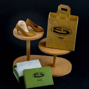 High Heel Shoes Zahra Model in 1:12 scale (Fitting to the Phicen Doll in 1-12 scale)