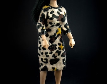 Kleid Eva Luna Model (passend zur Phicen Puppe im Maßstab 1:12)