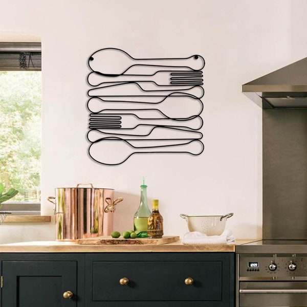 Fork and Spoon Wall Decor - Etsy