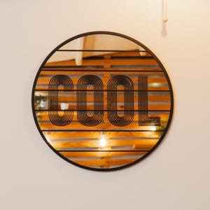 Modern Round Mirror - Decorative Wall Art for a Stylish Home, Round Wall Mirror