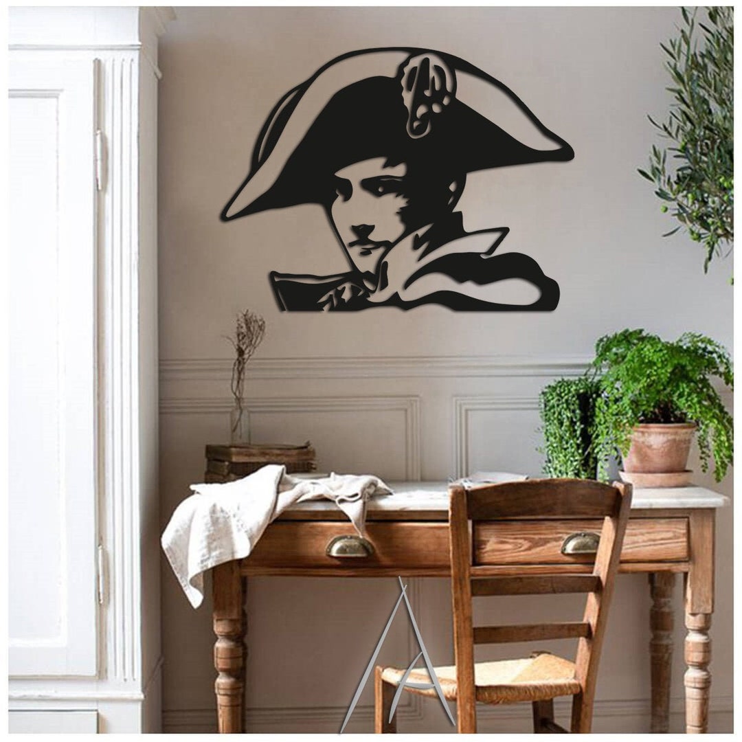 Napolean Decorations Napoleon Bonaparte Wood Wall Art - French Wall Art - Portrait of ...