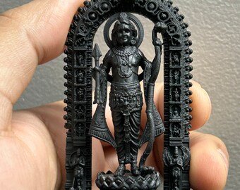 Ram Lalla | Décoration | Idole spirituelle spirituelle | Pendaison de crémaillère | Dieu | Cadeau | Tableau de bord de voiture