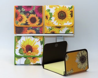 Sunflowers Sticky Note Pads 1 - Set of 4, Sticky Notepads