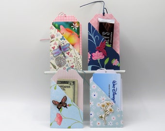 Garden Gift Card Sleeves 1 - Set of 4, Money Holders