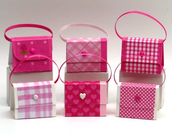 Pretty in Pink Purses for Hershey Nuggets® 2 - Set of 6, Party Favors