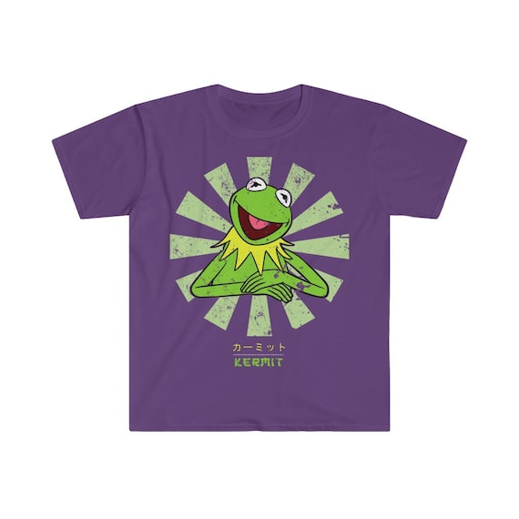 Kermit the Frog Forrest Green Tシャツ Lサイズ Rare Vintage Kermit The Frog Forrest Green Shirt - TokoPyramid