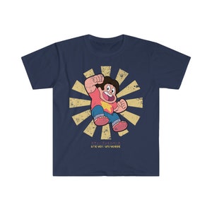 Steven Universe Retro Japanese Men's Fitted Short Sleeve Tee