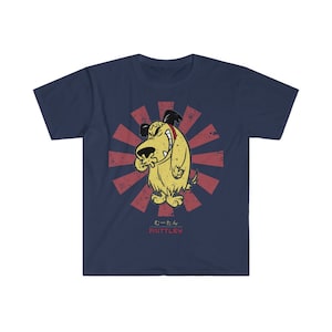Muttley Retro Japanese Men&#39;s Fitted Short Sleeve Tee