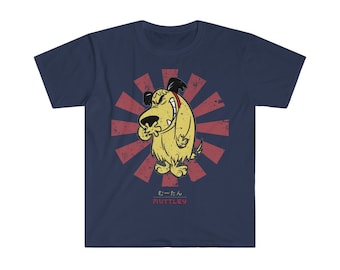Muttley Retro japanisches Herren Kurzarm-T-Shirt