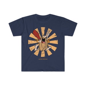 Captain Caveman Retro japanische Herren ausgestattet Kurzarm-t-Shirt